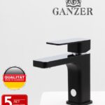 12015-С Смеситель для умывальника (ЧЕНЫЙ) "GANZER"